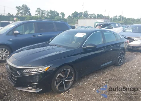 2021 Honda Accord Sport from USA, damaged, VIN 1HGCV1F37MA080467